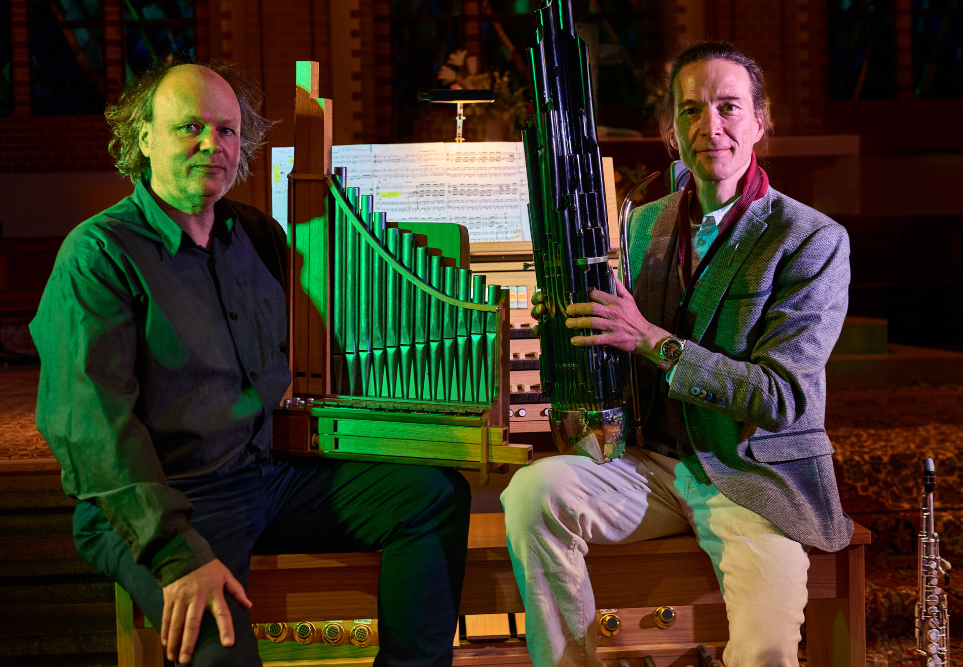 Jaekel Anklam Mit drei Orgeln und zwei Saxophonen um die Welt in Sagard / Rügen