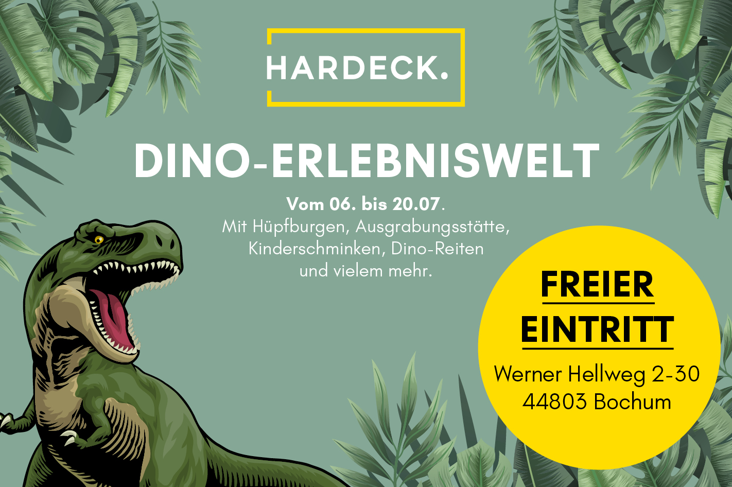 Dino Erlebniswelt bei HARDECK